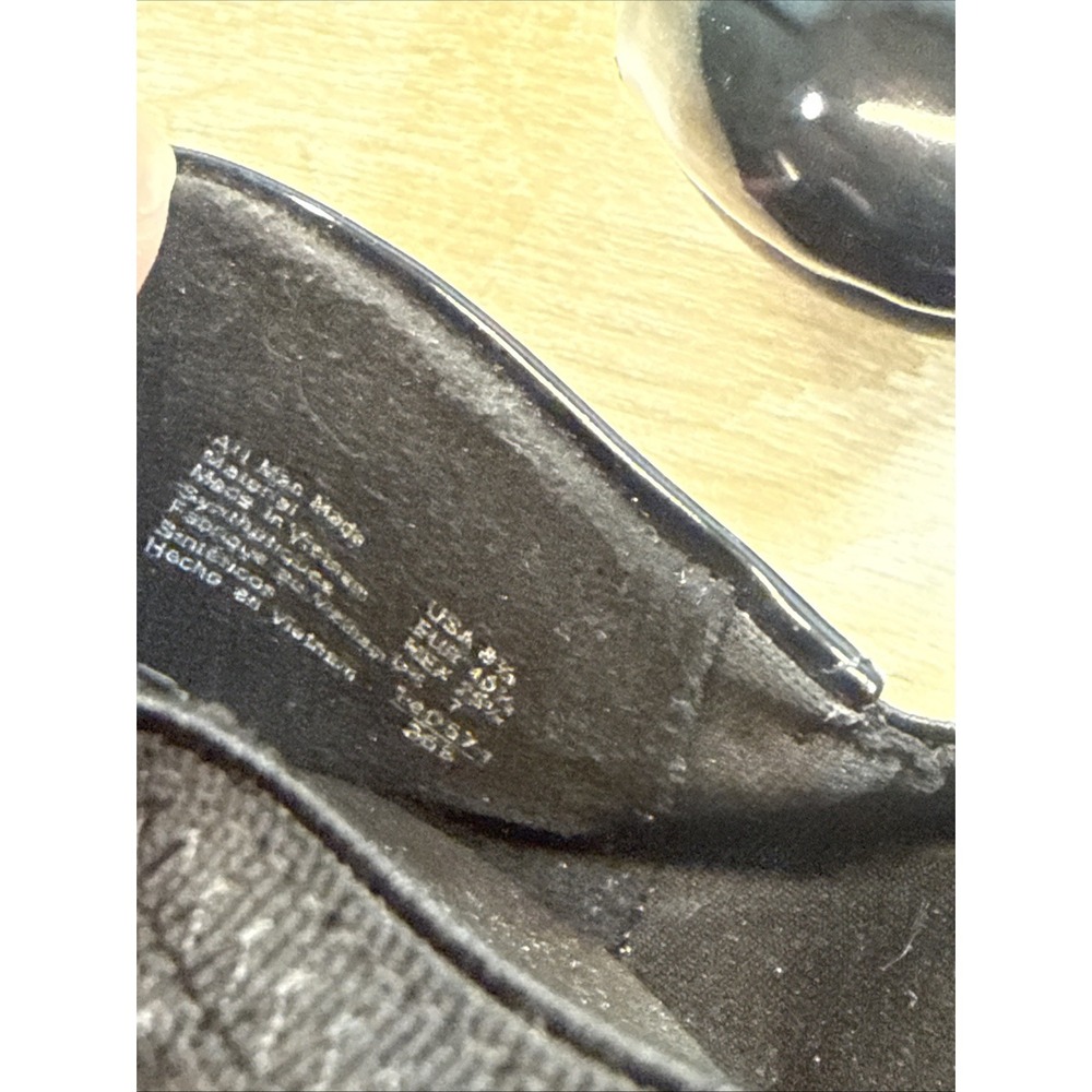 Dexflex Comfort Black Flats With Patent Cap Toe Slip-On Size 8.5 - Picture 4 of 7